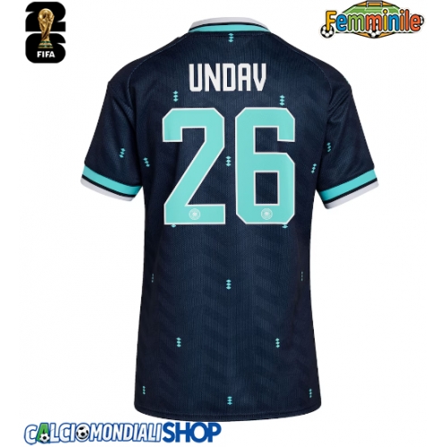 Maglie da calcio Germania Deniz Undav #26 Seconda Maglia Femminile Mondiali 2026  Manica Corta